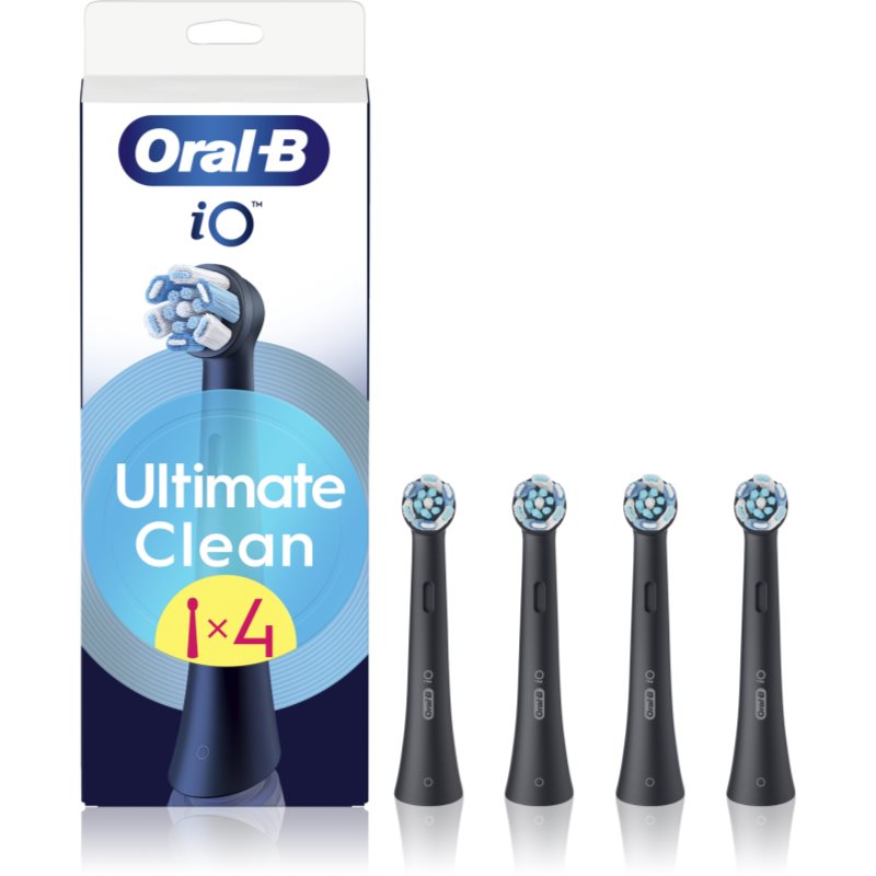 Oral B iO Ultimate Clean csere fejek a fogkeféhez Black 4 db