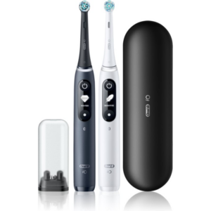 Oral B iO7 elektromos fogkefe tokkal DUO Black & White 2 db-Ár