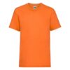 Orange Baby Cotton T-shirt Fruit of the Loom