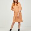 Orange Basic Dress Pieces Taryn - Women