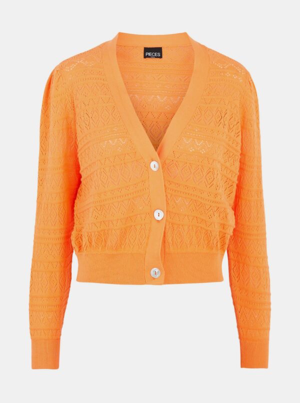 Orange Cardigan Pieces Leya - Women