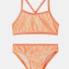 Orange Girls Patterned Two Piece Swimwear name it Felisia - Unisex