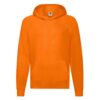 Orange Men's Hooded Sweat Sweat Fruit of the Loom