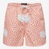 Orange Men's Patterned Swimsuit ONLY & SONS Ted - Men's