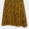 Orange Patterned Skirt Noisy May Beagle - Women