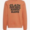 Orange Sweatshirt Blend - Men