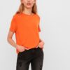 Orange T-shirt AWARE by VERO MODA Ava - Women's