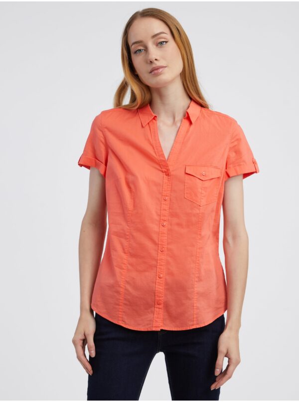 Orange Women's Blouse CAMAIEU - Women's