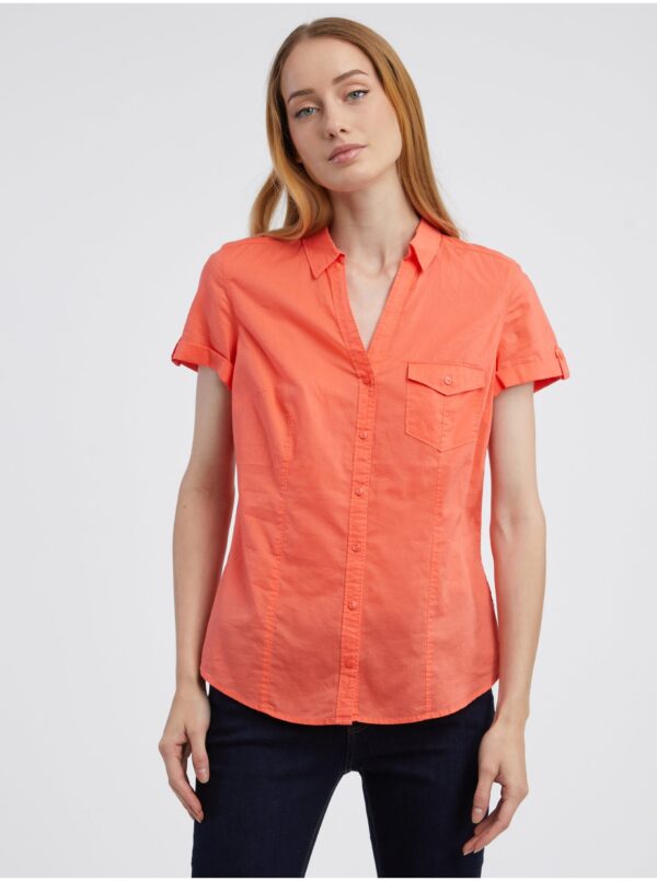 Orange Women's Blouse CAMAIEU - Women's