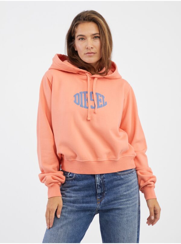 Orange Women's Diesel Hoodie - Women