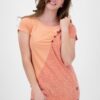 Orange Women's Polka Dot T-Shirt Alife and Kickin