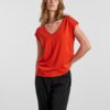 Orange Women's T-Shirt Pieces Kamala - Women's