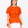 Orange blouse CAMAIEU - Women