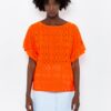 Orange blouse with madeira CAMAIEU - Ladies
