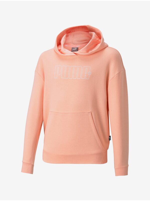 Orange children's sweatshirt Puma Rebel - unisex