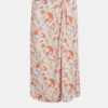 Orange-cream patterned skirt . OBJECT Obdulia - Women