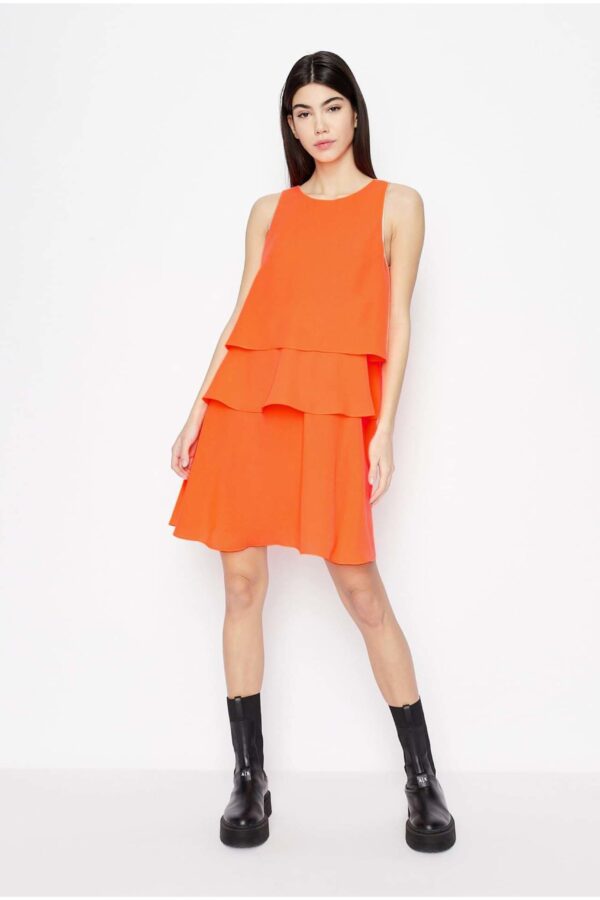 Orange dress Armani Exchange - Women