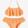 Orange girly two-piece swimwear name it Fini - unisex