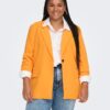 Orange ladies jacket ONLY CARMAKOMA Gry - Ladies