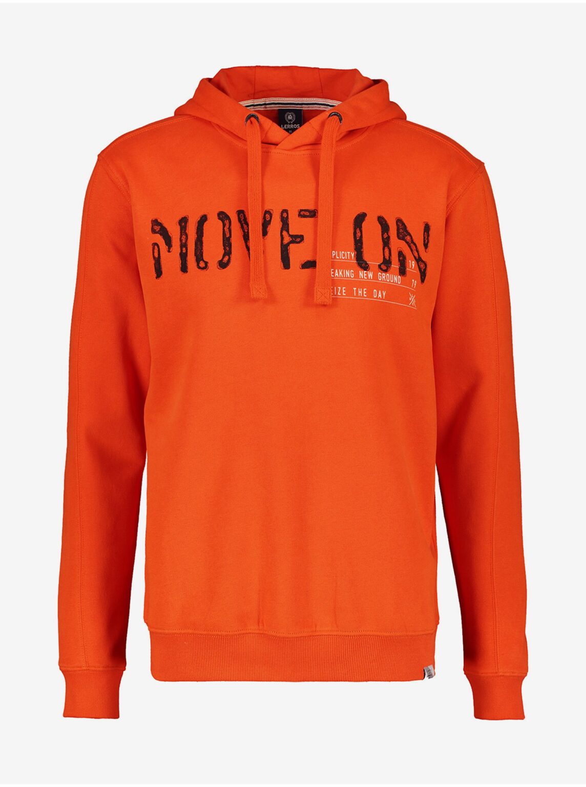 Orange men's hoodie LERROS - Men