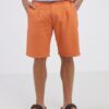 Orange men's shorts with linen Pepe Jeans - Men