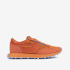 Orange men's sneakers with leather details Diesel Racer