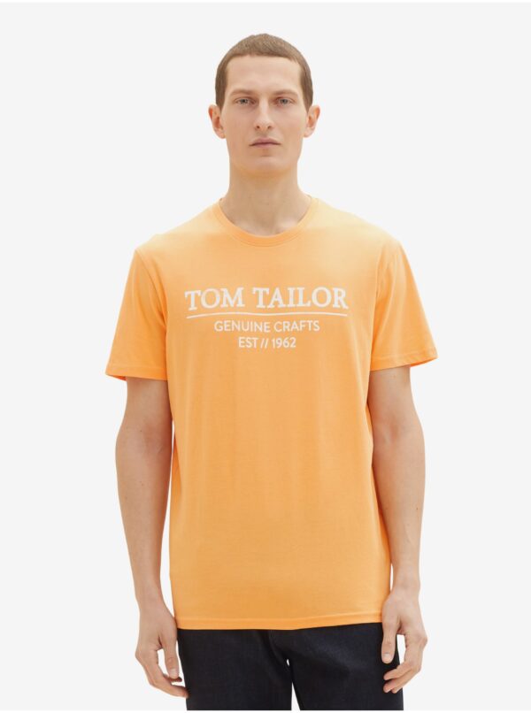 Orange men's t-shirt Tom Tailor - Men