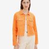 Orange women's canvas jacket Tom Tailor
