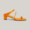Orange women's heeled sandals Tommy Hilfiger