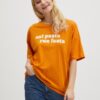 Orange women's oversize T-shirt Noisy May Ida - Women's