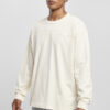Organic Cotton Short Curved Oversized LS White Sand