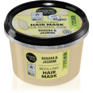Organic Shop Banana & Jasmine haj maszk dús hatásért 250 ml-Ár