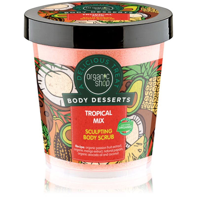 Organic Shop Body Desserts Tropical Mix karcsúsító test peeling 450 ml-Ár