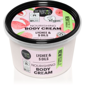 Organic Shop Lychee & 5 Oils ápoló testkrém 250 ml-Ár