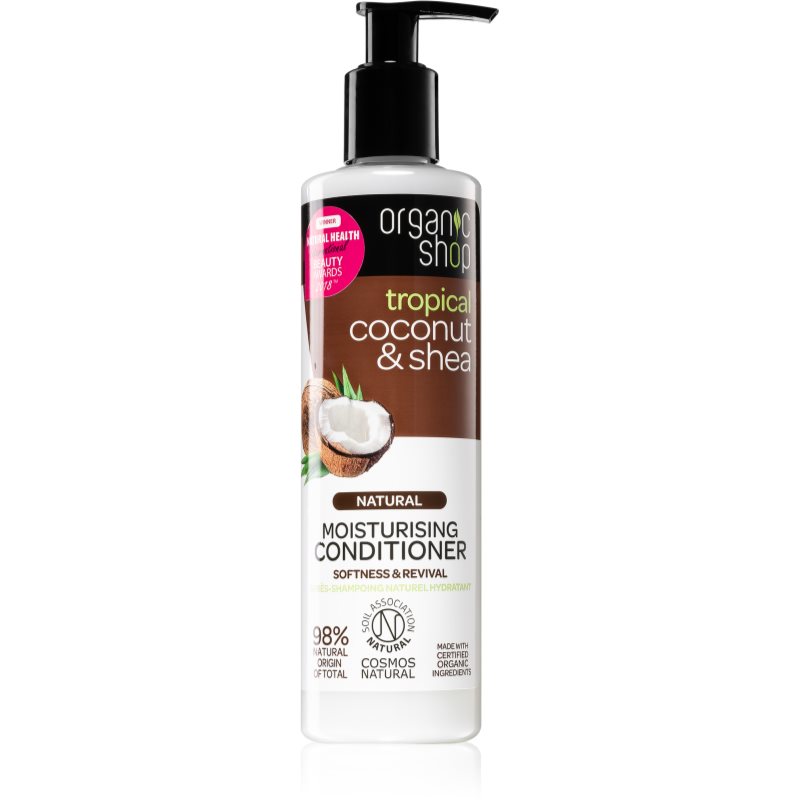 Organic Shop Natural Coconut & Shea hidratáló kondicionáló száraz és sérült hajra 280 ml-Ár