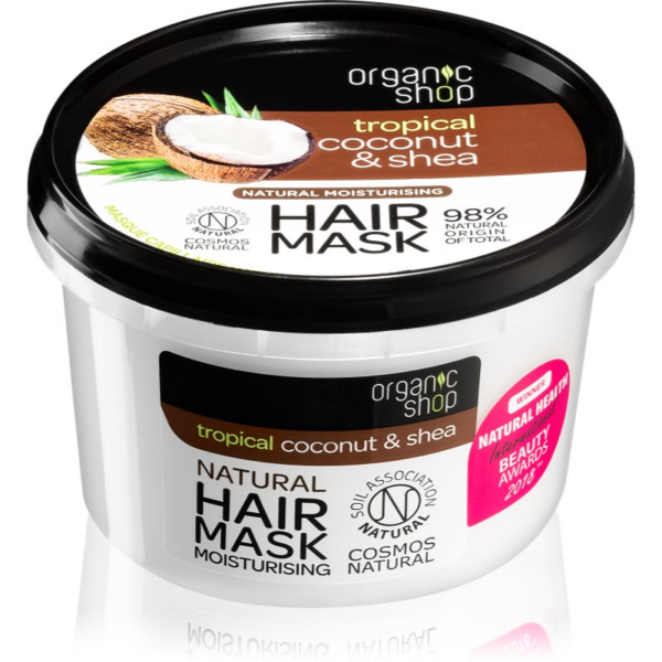 Organic Shop Natural Coconut & Shea intenzív hajmaszk hidratáló hatással 250 ml-Ár