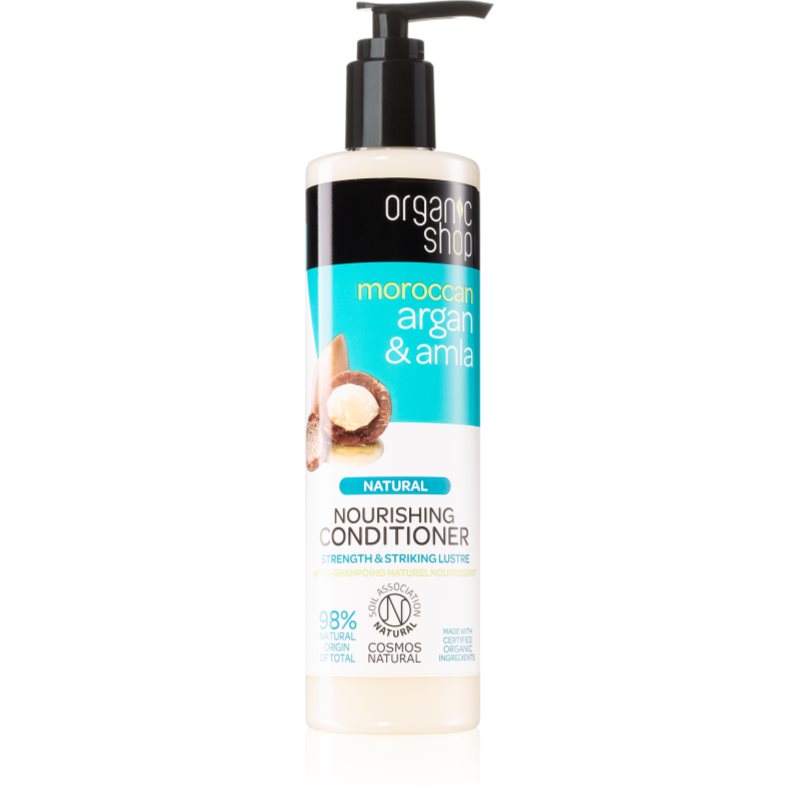 Organic Shop Natural Moroccan Argan & Amla tápláló kondícionáló a festett és károsult hajra 280 ml-Ár