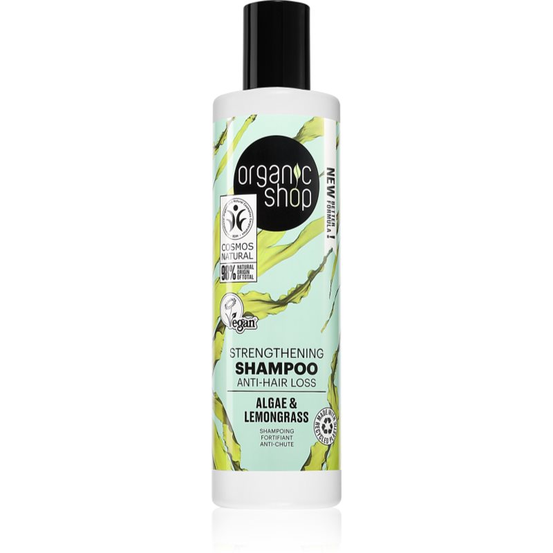 Organic Shop Organic Algae & Clay ásványi sampon a törékeny hajra 280 ml-Ár