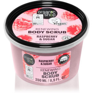 Organic Shop Raspberry & Sugar gyengéd testpeeling 250 ml-Ár