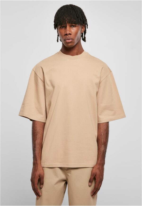 Organic T-shirt with Oversized Sleeve UnionBeige Organic T-shirt with Oversized Sleeve UnionBeige