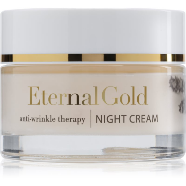 Organique Eternal Gold Anti-Wrinkle Therapy éjszakai ránctalanító krém száraz és érzékeny bőrre 50 ml-Ár