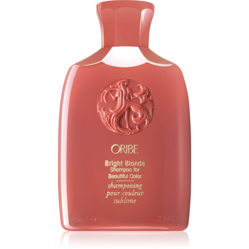 Oribe Bright Blonde lila sampon semlegesíti a sárgás tónusokat 75 ml-Ár