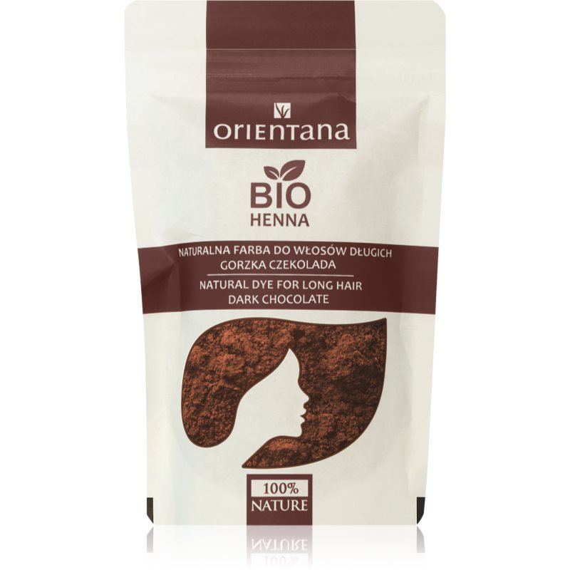 Orientana Bio Henna Natural Dye tartós hajfesték árnyalat Dark Brown 100 g-Ár