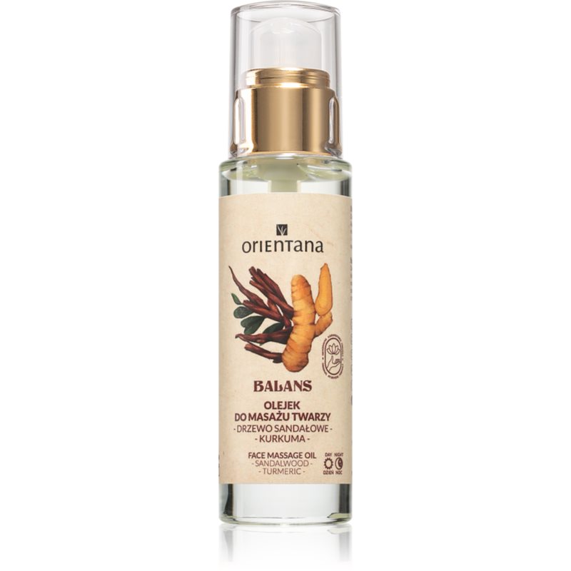 Orientana Sandalwood & Turmeric Face Oil fiatalító arcolaj 30 ml-ár
