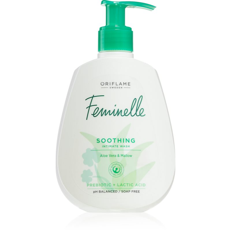 Oriflame Feminelle Soothing nyugtató intim higiéniás gél Aloe Vera & Mallow 300 ml-Eredeti