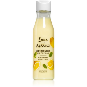 Oriflame Love Nature Organic Lemon & Mint könnyű kondicionáló zsíros hajra 250 ml-Ár