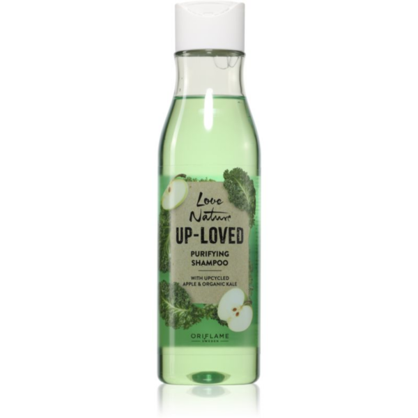 Oriflame Love Nature Up-Loved Upcycled Apple & Organic Kale tisztító sampon zsíros hajra 250 ml-Ár