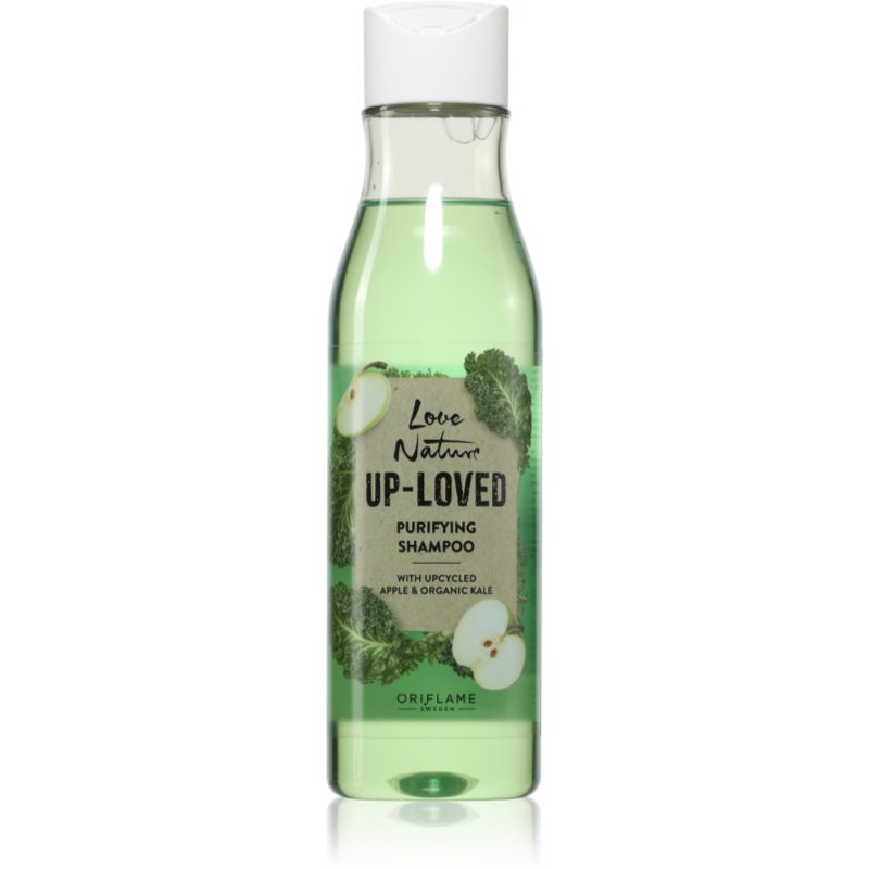 Oriflame Love Nature Up-Loved Upcycled Apple & Organic Kale tisztító sampon zsíros hajra 250 ml-Ár