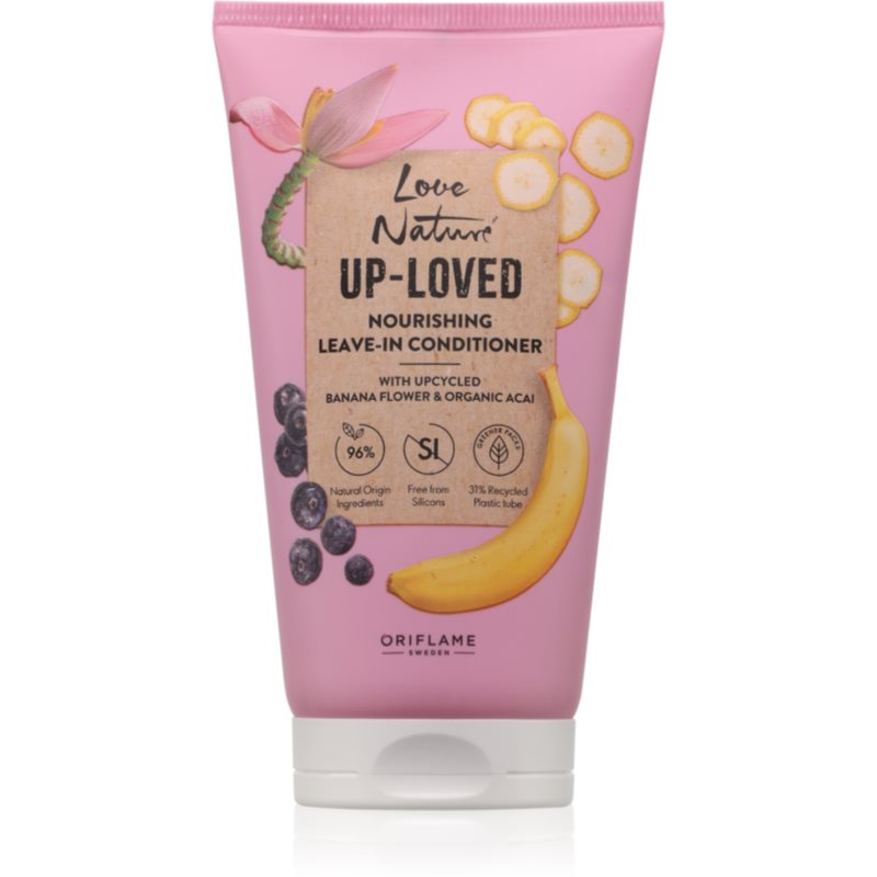 Oriflame Love Nature Up-Loved Upcycled Banana Flower & Organic Acai öblítés nélküli kondicionáló tápláló hatással 150 ml-Ár