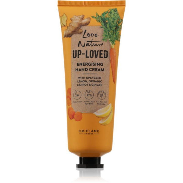 Oriflame Love Nature Up-Loved Upcycled Lemon & Organic Carrot & Ginger hidratáló kézkrém 75 ml-Ár